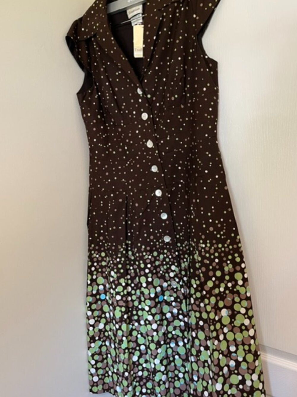 Tradition polka dot shirtdress.